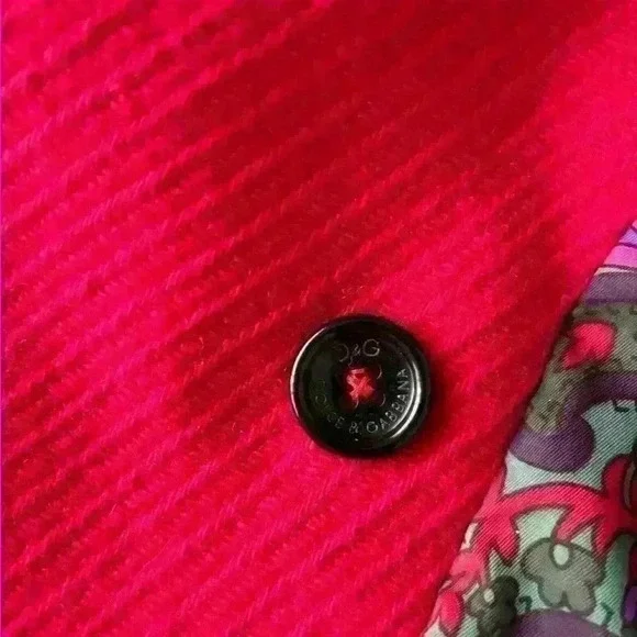 Dolce & Gabbana Wool Denim Coat,  Size 40/M - Picture 6 of 9